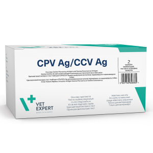 Экспресс-тест VetExpert CРV/CCV Ag для выявления парвовируса и коронавируса собак/уп-2 теста для собак