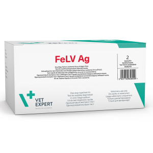 Экспресс-тест VetExpert FeLV Ag для выявления вируса лейкемии кошек/уп-2 теста для кошек