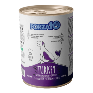 Форца10/Forza10 Maintenance конс корм для собак Индейка с патстернаком и морковью 400гр для собак