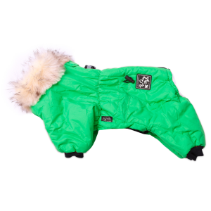 Комбинезон утепленный Nice-Style SLPK134 для девочек зеленый рL спинка 32см LION