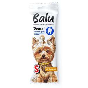 Балу/Balu лакомство для собак мелких пород Dental с кальцием рS 36гр 1шт*12 для собак