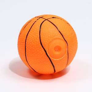 Игрушка для собак Мяч баскетбольный оранжевая 7,5см Пижон