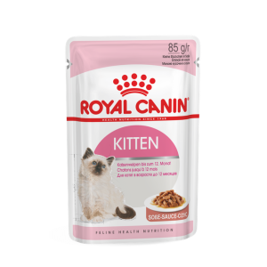 Роял Канин/Royal Canin пауч 85гр корм для котят Киттен Инстинкт с 4-х месяцев нежные кусочки соус