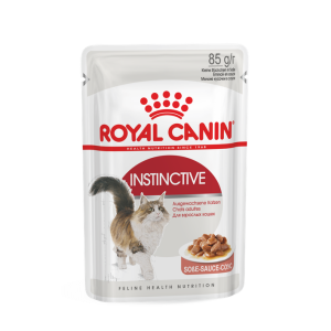 Роял Канин/Royal Canin пауч 85гр корм для кошек Инстинктив от 1года кусочкики в соусе*12