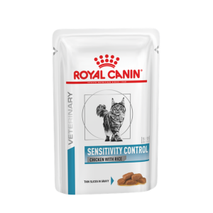 Роял Канин/Royal Canin пауч 85гр корм для кошек Сенсит контрол Курица с рисом для кошек