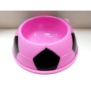 Миска пластиковая средняя Футбол для собак