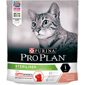 Про План/Pro Plan 400гр корм для кошек Sterilised стерил/кастр орг. чувств. Лосось для кошек