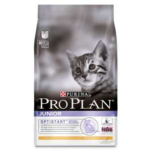 Про План/Pro Plan 1,5кг корм для котят Junior чувствительное пищеварение Курица/рис*8 для кошек