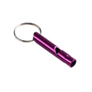 Свисток для собак металлический 4,6*0,8см фиолетовый Пижон