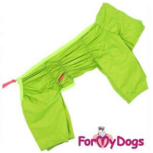 Дождевик для мальчиков 14, спинка 30см зеленый