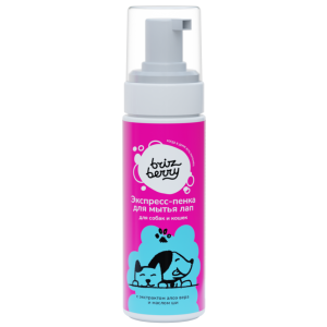 Экспресс пенка для мытья лап Brizberry 150мл *24