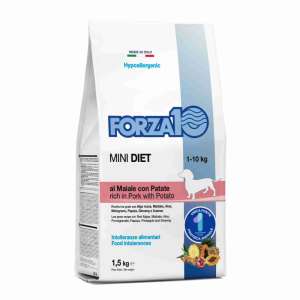 Форца10/Forza10 Diet корм для собак мелких пород Свинина/Картофель 1,5кг для собак
