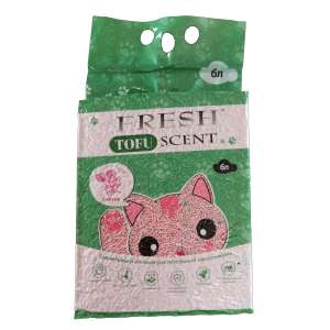 Наполнитель растительный Fresh Scent TOFU, Сакура 6л (1/8)
