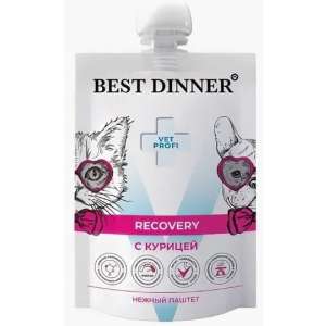 Best Dinner/Бест Диннер Vet Profi "Recovery" д/кошек и собак ламистер 100 гр *14