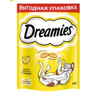 Дримс/Dreamies 140гр лакомство  для кошек с сыром*12
