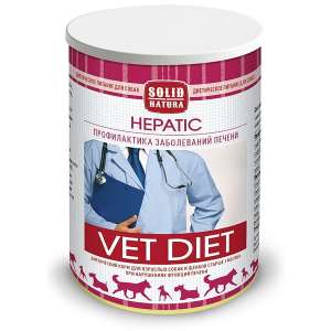 Солид/Solid конс. Natura Vet Hepatic корм для собак здоровье почек и печени 340гр*12