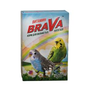 Брава/BraVa корм для волнистых попугаев витаминный 500гр*14