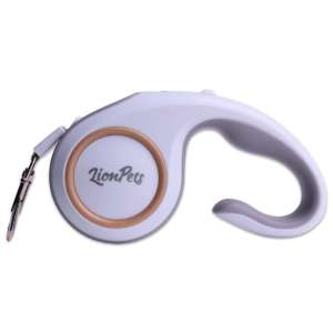 Рулетка для собак стропа рS длина 3м белый/серый PR8805-3 LION