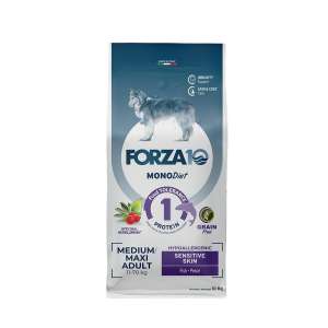 Форца10/Forza10 DietMONO корм для собак средних и крупных пород с чувствительной кожей Рыба 10кг