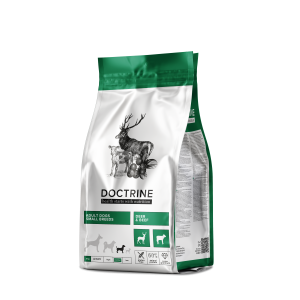 Доктрин/Doctrine Беззерновой корм для собак мелких пород Телятина и оленина 3кг*4 для собак