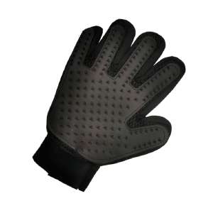 Перчатка массажная для вычесывания шерсти черная 23*17см PMG-1201BLCK Штефан/Stefan для кошек