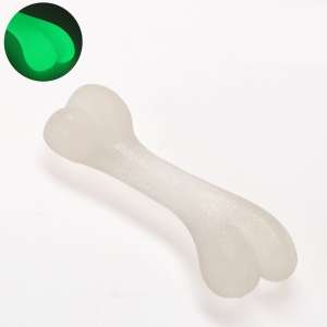 Игрушка для собак Косточка светящаяся в темноте 11см Пижон