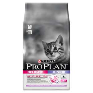 Про План/Pro Plan 1,5кг корм для котят Delicate чувствительное пищеварение Индейка/рис*8 для кошек
