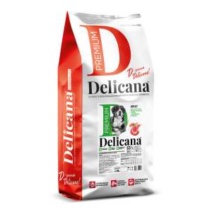 Деликана/Delicana корм для собак крупных пород Ягненок с рисом 15кг