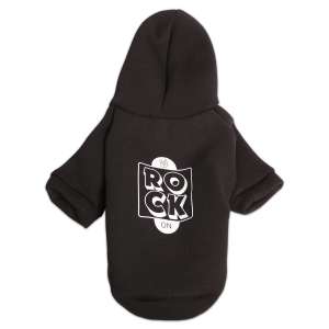 Толстовка с капюшоном LMK-0325 р.M, спинка 27см черная rock LION 