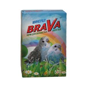 Брава/BraVa корм для волнистых попугаев минеральный 500гр*14