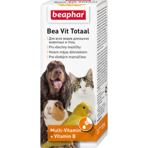 Беафар витамины для животных, грызунов и птиц во время линьки Bea Vit Total  50 мл
