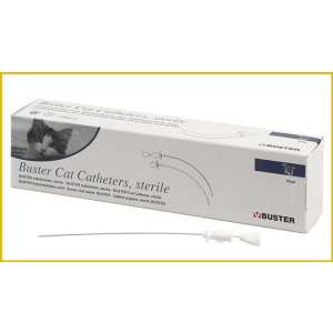 Катетер уретральный для кошек Buster стерильный со стилет 1,3х135 мм для кошек