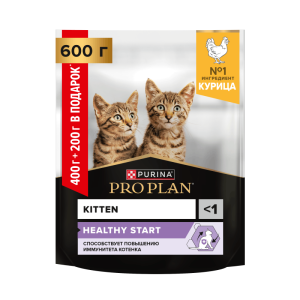 Про План/Pro Plan 600гр корм для котят с высоким содержанием курицы