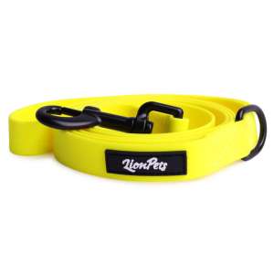 Поводок из биотана прошитый LionPets LP-730-7 (Жёлтый) (Размер 1 ширина 2,0 см, длина 1,5 метра)