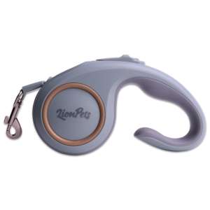 Рулетка для собак стропа рS длина 3м серый PR8805-2-S LION