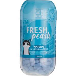 Дезодорирующие гранулы для кошачьего туалета FRESH Pearls, океан, 450 мл