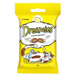 Дримс/Dreamies 60гр лакомство для кошек с сыром 