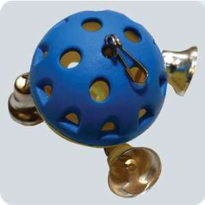 Игрушка для птиц Забава 1 шарик с тремя колокольчиками Зооник