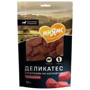 Мнямс для собак Деликатес Пармская косточка для собак размер L 45 г