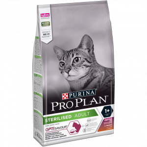Про План/Pro Plan 1,5кг корм для кошек Sterilised стерилизованных/кастр Утка/печень для кошек