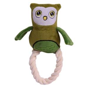 Игрушка для собак Сова UT1051 (Зелёная) 20х15 см LION