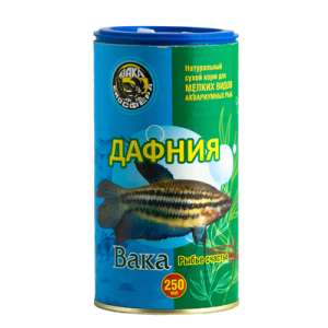 Дафния Вака корм для рыб Банка 250мл