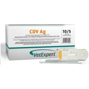 Экспресс-тест VetExpert CDV Ag для выявления чумы собак/ 1 тест