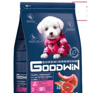 Гудвин/Goodwin для щенков/собак Берем. и кормящ.Мини Ягненок , 1,5кг*6