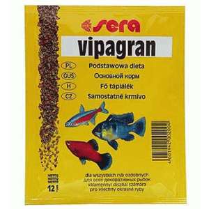 Sera Vipagran корм для декоративных рыб хлопья 12 гр.