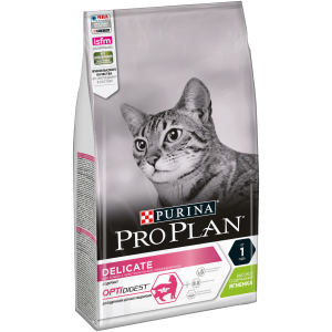 Про План/Pro Plan 1,5кг корм для кошек Delicate чувствитвительное пищеварение Ягненок для кошек