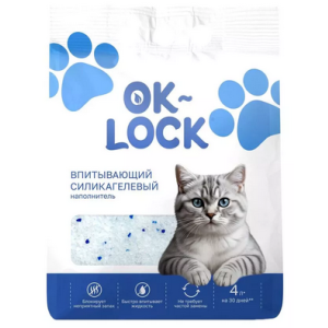 Наполнитель силикагелевый Ok-Lock  4л (8шт)