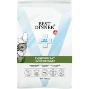 Бест Диннер Vet Profi Hydrolysate полнорац.диет.сух.корм Пищ.аллергия и непериносим. взр.собаки,2кг