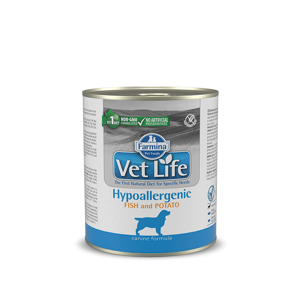 Фармина/Farmina конс. Vet Life Hypoallergenic корм для собак гипоаллергенный Рыба с картофелем 300гр для собак