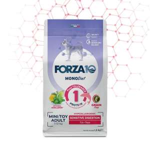 Форца10/Forza10 DietMONO корм для собак мелких пород чувствительное пищеварение Рыба 1,5кг